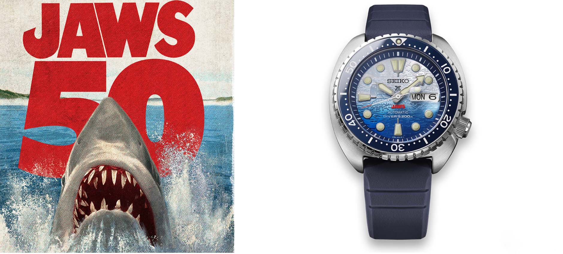Seiko Prospex Turtle x JAWS 50th Anniversary