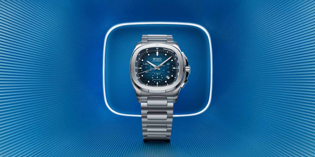 Mido Multifort TV Chronograph จอเหลี่ยมจับเวลาได้ Mido Multifort TV Chronograph