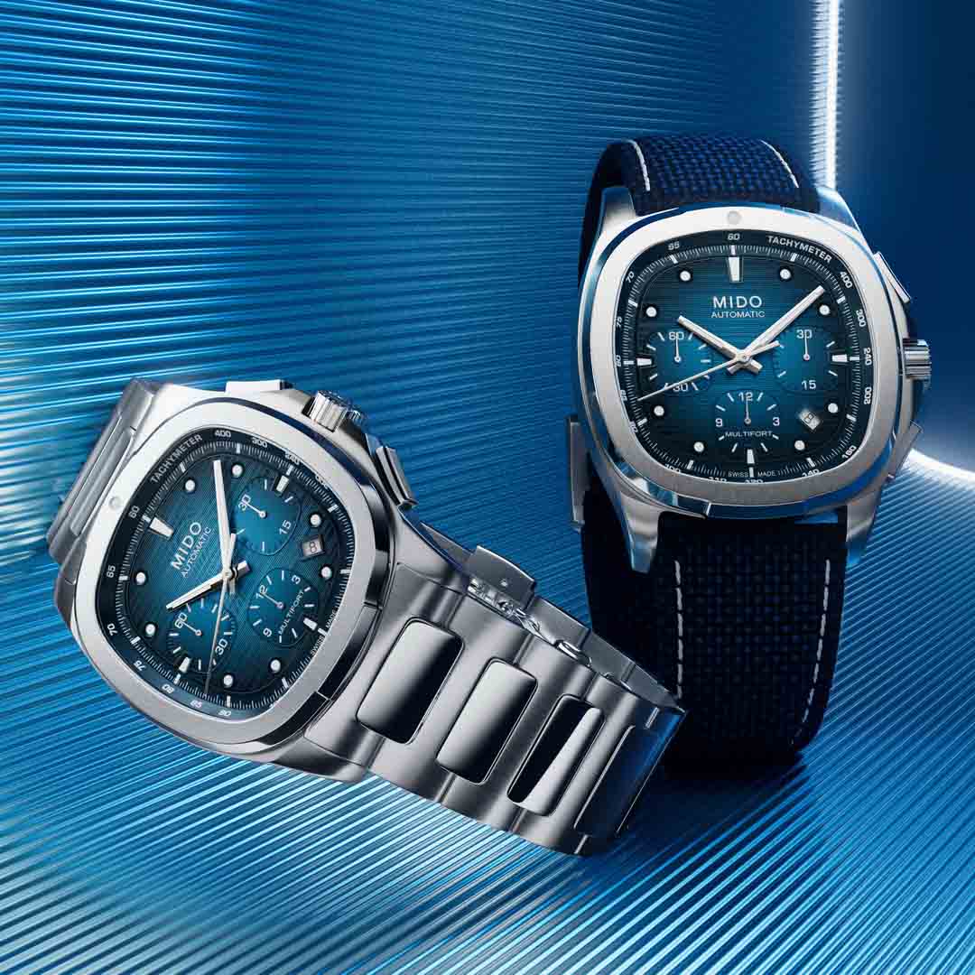 Mido Multifort TV Chronograph จอเหลี่ยมจับเวลาได้ Mido Multifort TV Chronograph