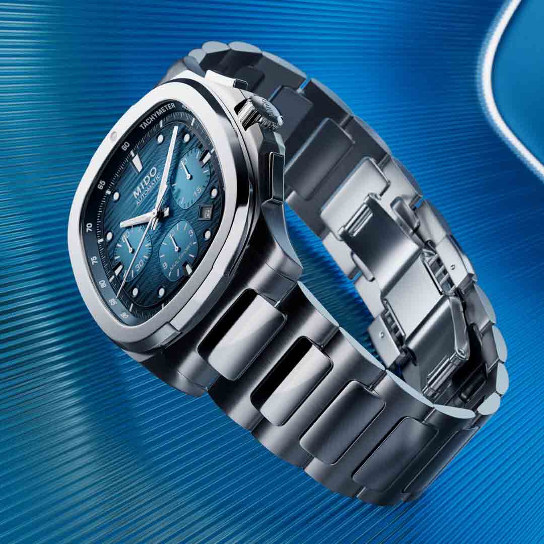 Mido Multifort TV Chronograph จอเหลี่ยมจับเวลาได้ Mido Multifort TV Chronograph