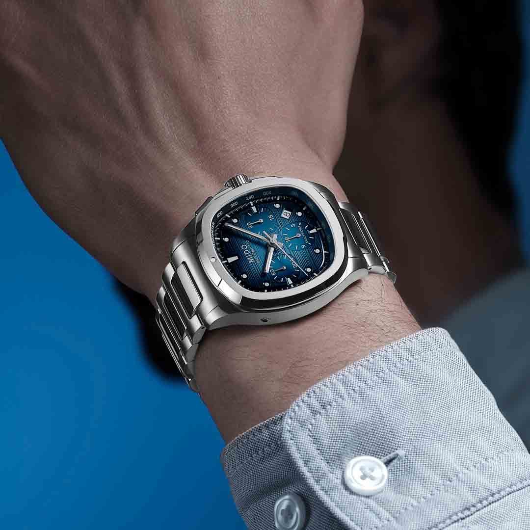 Mido Multifort TV Chronograph จอเหลี่ยมจับเวลาได้ Mido Multifort TV Chronograph