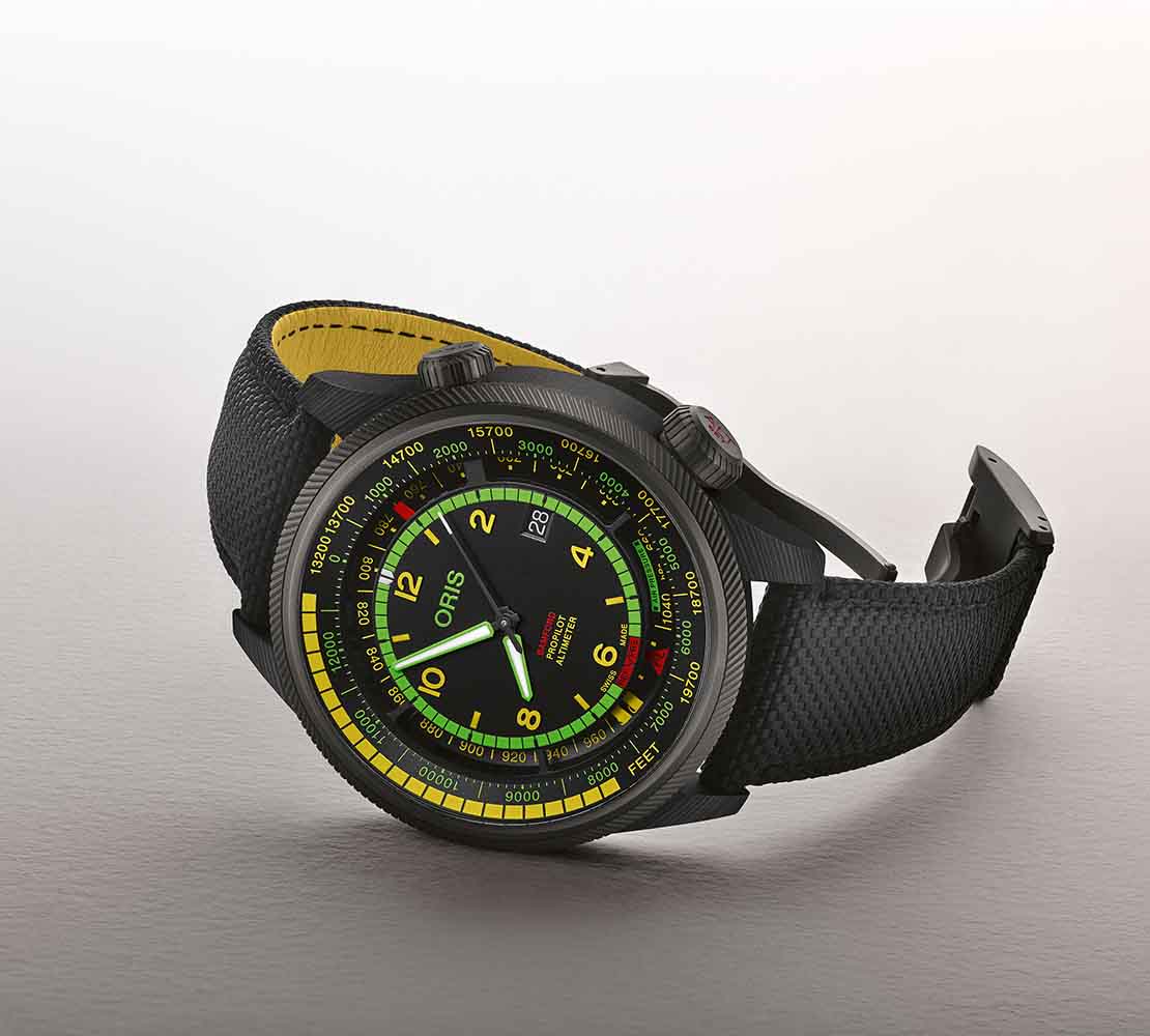 ORIS x Bamford ProPilot Altimeter ‘Mission Control’ ขยับความโดดเด่นด้วยสีสัน ORIS x Bamford ProPilot Altimeter ‘Mission Control’