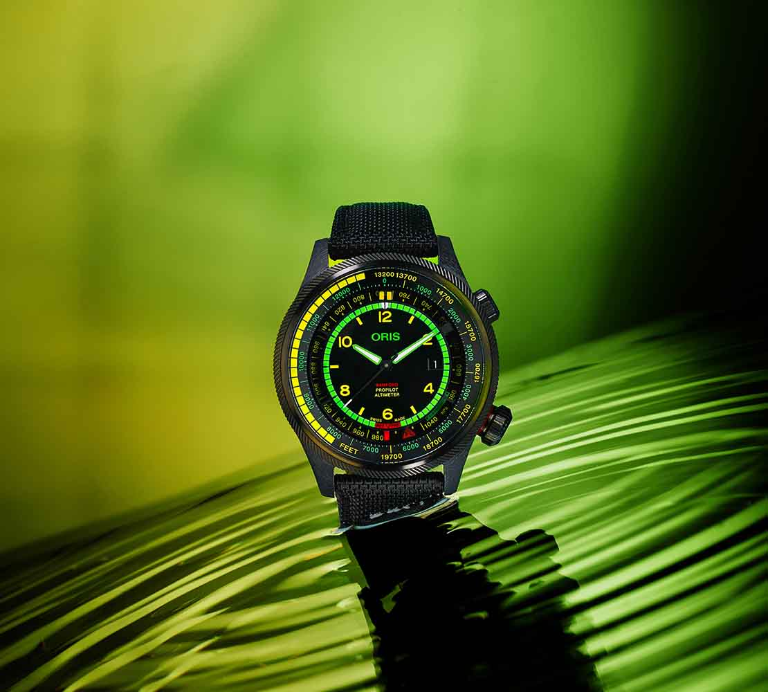 ORIS x Bamford ProPilot Altimeter ‘Mission Control’ ขยับความโดดเด่นด้วยสีสัน ORIS x Bamford ProPilot Altimeter ‘Mission Control’