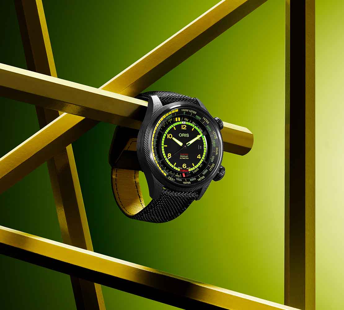 ORIS x Bamford ProPilot Altimeter ‘Mission Control’ ขยับความโดดเด่นด้วยสีสัน ORIS x Bamford ProPilot Altimeter ‘Mission Control’