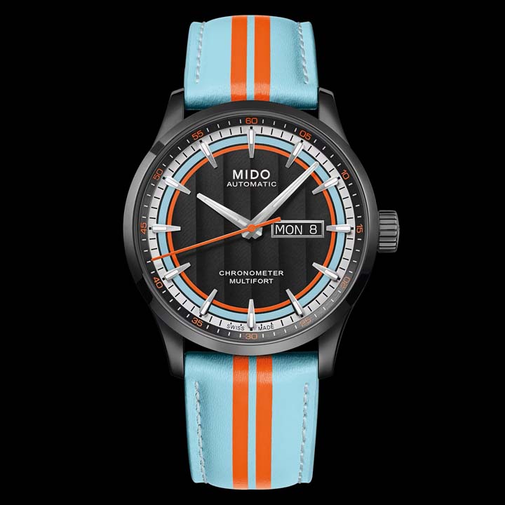 Mido Multifort Chronometer 1 Racer แฝงกลิ่นอายมอเตอร์สปอร์ตยุค 1960 Mido Multifort Chronometer 1 Racer