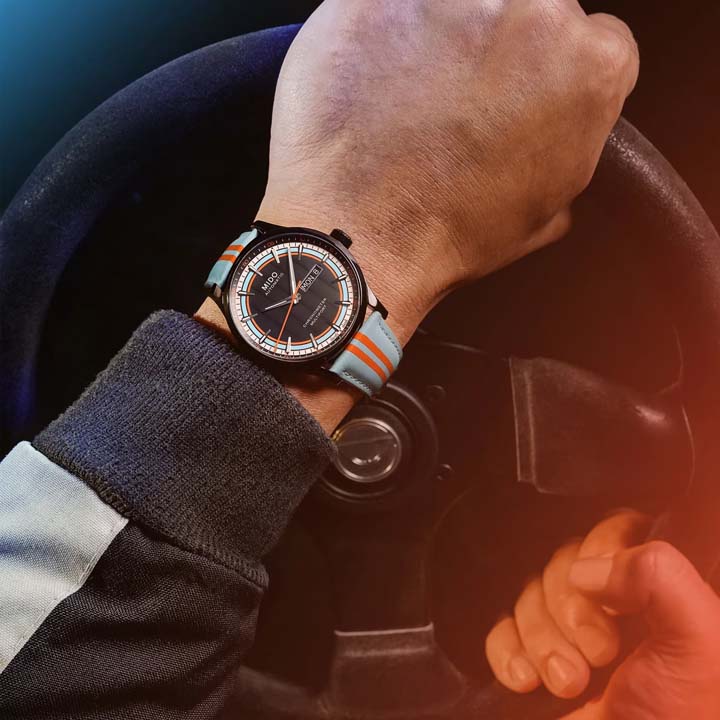 Mido Multifort Chronometer 1 Racer แฝงกลิ่นอายมอเตอร์สปอร์ตยุค 1960 Mido Multifort Chronometer 1 Racer