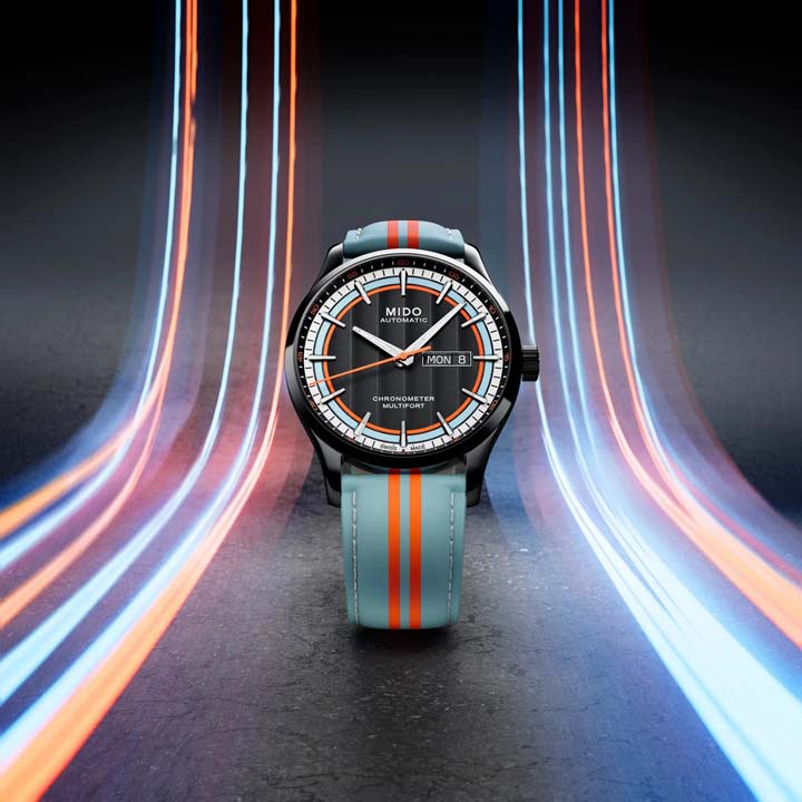 Mido Multifort Chronometer 1 Racer แฝงกลิ่นอายมอเตอร์สปอร์ตยุค 1960 Mido Multifort Chronometer 1 Racer