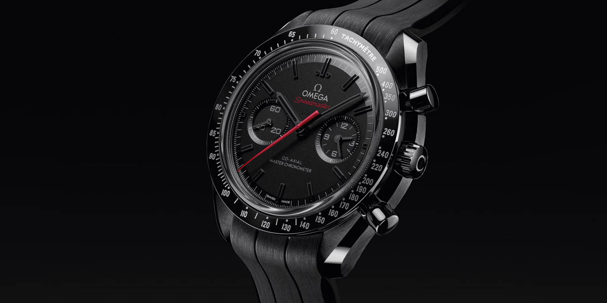 OMEGA Speedmaster Dark Side Of The Moon 2025 อัพเกรดกลไก เพิ่มใหม่รุ่นไขลาน OMEGA Speedmaster Dark Side Of The Moon 2025