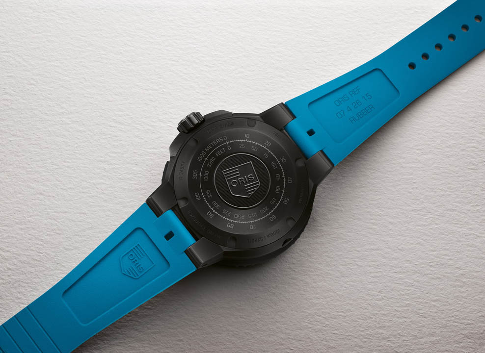 ORIS Aquis Pro 1000m เข้าถึงง่ายขึ้นด้วยกลไก ORIS 733 ORIS Aquis Pro 1000m
