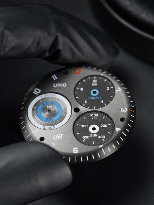 URWERK UR-10 SpaceMeter มาตรวัดการเคลื่อนตัวของโลกในอวกาศ URWERK UR-10 SpaceMeter