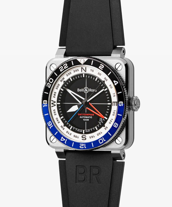 Bell & Ross BR-03 GMT Compass ดีไซน์ใหม่เพื่อนักผจญภัย Bell & Ross BR-03 GMT Compass