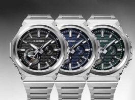 Casio G-SHOCK GST-B1000 Series: ความแกร่งใหม่บนตัวเรือนสตีล Full Steel รุ่นล่าสุด ด้วยเทคโนโลยี Carbon Core Guard,G-SHOCK GST-B1000D, G-Steel Full Steel, G-SHOCK Carbon Core Guard, GST-B1000 ราคา, G-SHOCK บาง 11.6 มม., Module 5748 Tough Solar, GST-B1000D-1A ราคา