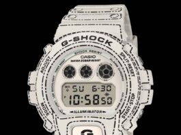 Casio G-SHOCK Origami Edition White watch with origami design