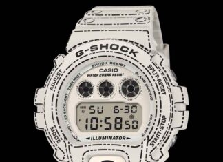Casio G-SHOCK Origami Edition White watch with origami design