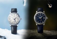 Grand Seiko Elegance Collection Automatic Mechanical GMT: การเปลี่ยนผ่านแห่งฤดูในหน้าปัด Grand Seiko Elegance Collection Automatic Mechanical GMT,Grand Seiko Elegance ,นาฬิกา GMT