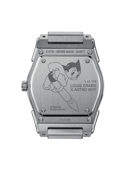 Louis Erard x Astro Boy สู่โลก Pop Culture กับความหลงใหลในวัยเด็ก นาฬิการุ่นพิเศษ Louis Erard x Astro Boy นับเป็นการประกาศความร่วมมือครั้งสำคัญ ในการก้าวเข้าสู่โลกของป๊อปอาร์ตอย่างเต็มรูปแบบผ่านนาฬิการุ่น 2340