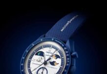 OMEGA X Swatch MoonSwatch Mission to Earthphase Moonshine Gold Beaver Moon เตรียมต้อนรับฤดูหนาว OMEGA X Swatch MoonSwatch Mission to Earthphase,MoonSwatch Beaver Moon, MoonSwatch Mission to Earthphase, OMEGA X Swatch Beaver Moon, Moonshine Gold, MoonSwatch พฤศจิกายน 2025, ราคา MoonSwatch, SO33N704L, MoonSwatch รุ่นพิเศษ, Bioceramic MoonSwatch