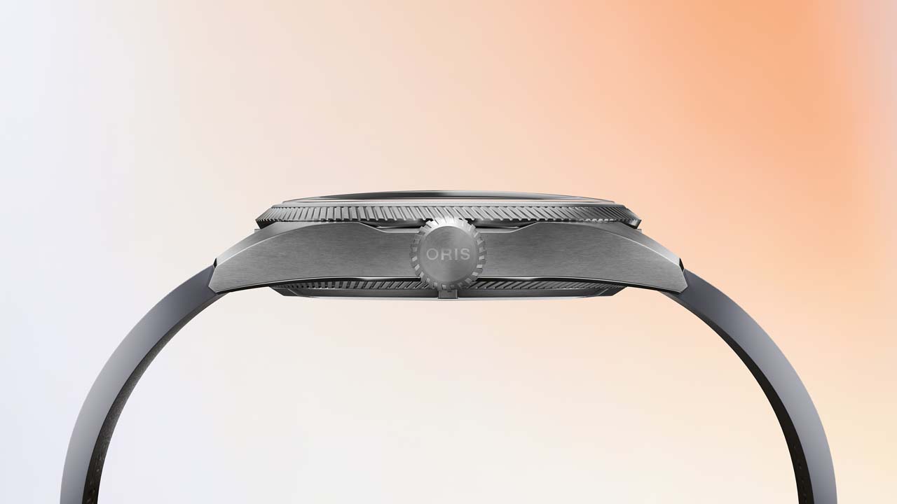 ORIS Big Crown ProPilot ปรับโฉมใหม่ (2025) สวย หรูหราในดีไซน์ Earth Tone ORIS Big Crown ProPilot ตัวเรือน 41mm ด้านข้าง โชว์ความบาง 11.7mm และขอบ Bezel เซาะร่อง