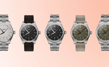 ORIS Big Crown ProPilot ใหม่ 41mm หน้าปัดดำ สายสตีล ตัวเรือนบาง 11.7mm กลไก 733