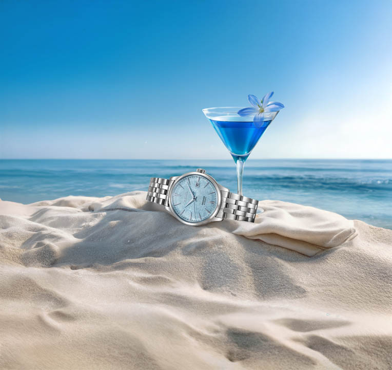Seiko Presage Cocktail Time ‘Maya Bay’ Limited Edition: สรวงสวรรค์สีฟ้าบนหน้าปัด (SRPM01J),Seiko Presage Maya Bay, SRPM01J, Seiko Cocktail Time Limited Edition, นาฬิกา Seiko อ่าวมาหยา, ราคา Seiko SRPM01J, Seiko 4R35, นาฬิกาสีฟ้า, Presage 500 เรือน, Seiko Thailand Limited