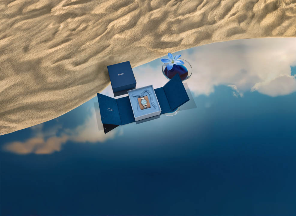 Seiko Presage Cocktail Time ‘Maya Bay’ Limited Edition: สรวงสวรรค์สีฟ้าบนหน้าปัด (SRPM01J),Seiko Presage Maya Bay, SRPM01J, Seiko Cocktail Time Limited Edition, นาฬิกา Seiko อ่าวมาหยา, ราคา Seiko SRPM01J, Seiko 4R35, นาฬิกาสีฟ้า, Presage 500 เรือน, Seiko Thailand Limited