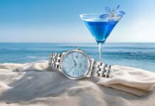 Seiko Presage Cocktail Time ‘Maya Bay’ Limited Edition: สรวงสวรรค์สีฟ้าบนหน้าปัด (SRPM01J),Seiko Presage Maya Bay, SRPM01J, Seiko Cocktail Time Limited Edition, นาฬิกา Seiko อ่าวมาหยา, ราคา Seiko SRPM01J, Seiko 4R35, นาฬิกาสีฟ้า, Presage 500 เรือน, Seiko Thailand Limited