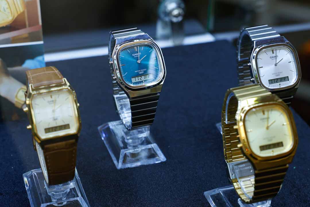 CASIO VINTAGE, Back in Time Ahead in Style, CASIO AQ240, แหวนนาฬิกา CASIO, Back to the Future Collaboration, G-SHOCK VINTAGE, A158WA-1ADF
