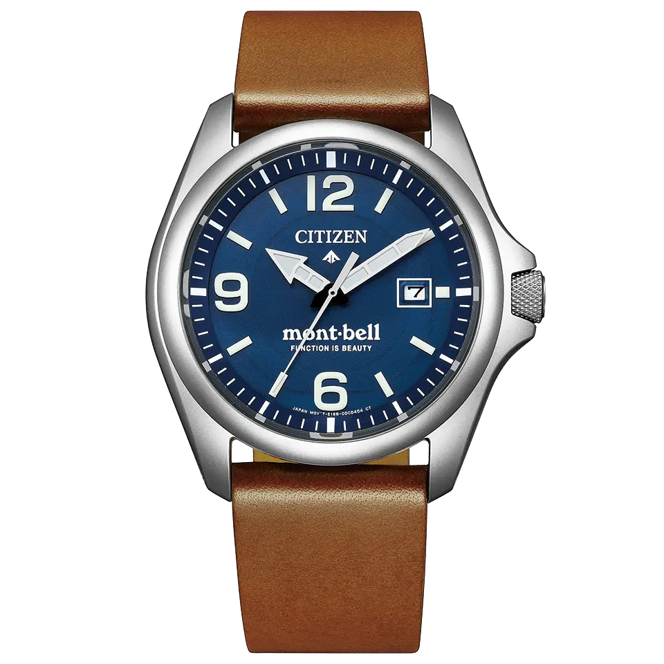 ภาพรวม 4 รุ่นย่อยของ Citizen Promaster Montbell แสดงความแตกต่างของสายและหน้าปัด