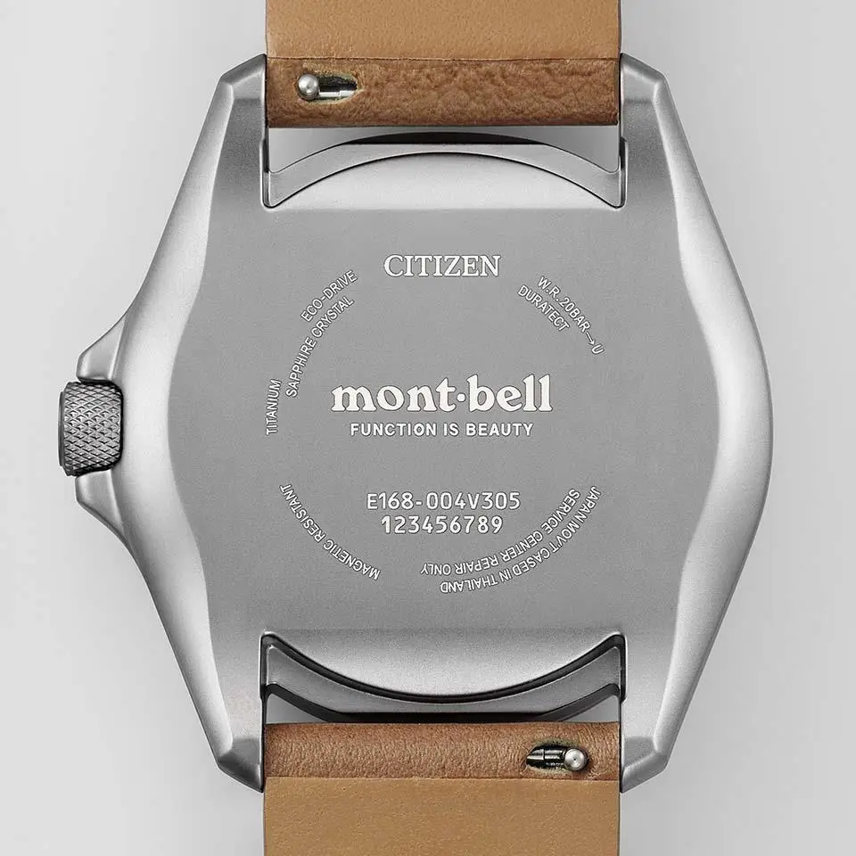 ภาพนาฬิกา Citizen Promaster Land x Montbell รุ่น BN0247-10A หน้าปัดครีม สายหนัง