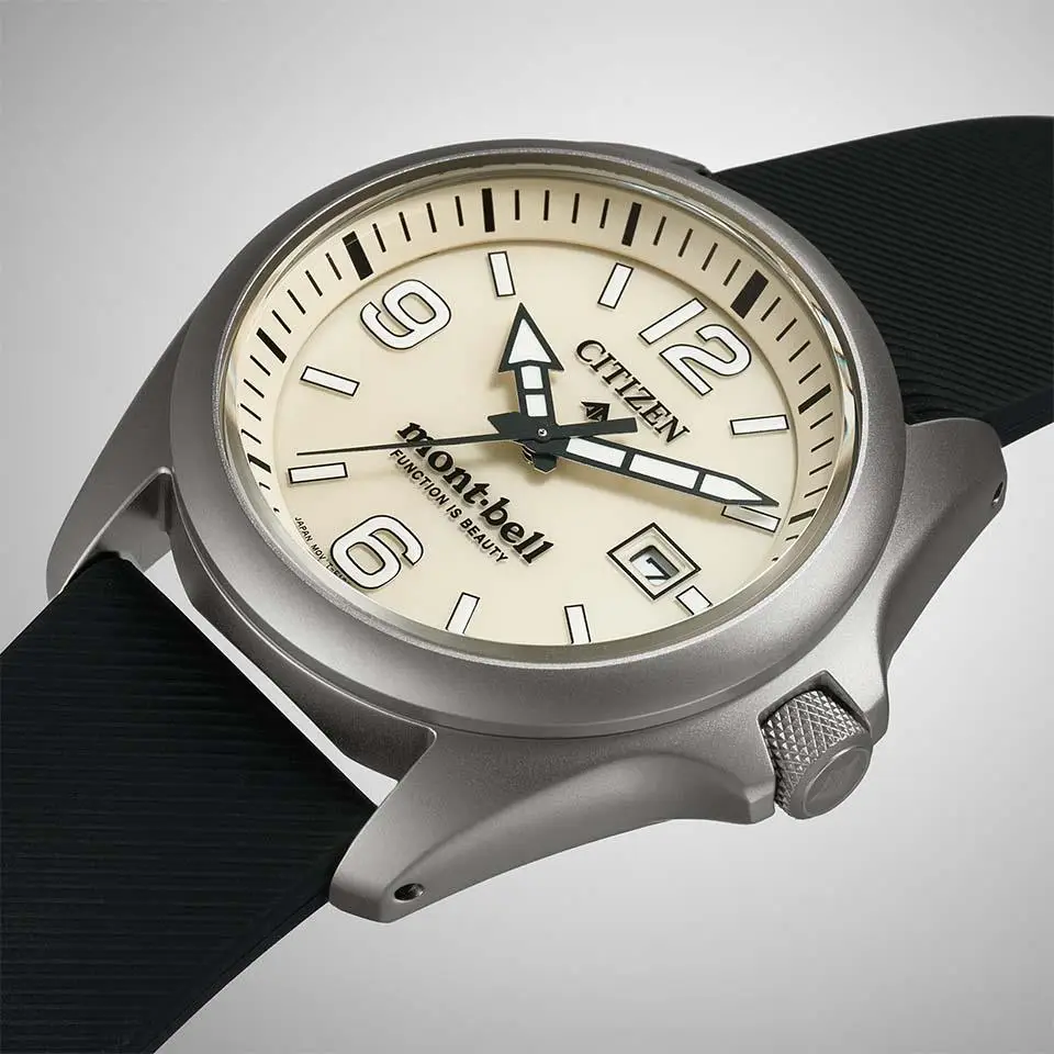 ภาพรวม 4 รุ่นย่อยของ Citizen Promaster Montbell แสดงความแตกต่างของสายและหน้าปัด