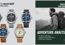 Citizen Promaster x Montbell อีกเวอร์ชันแห่งความร่วมมือ ภาพรวม 4 รุ่นย่อยของ Citizen Promaster Land x Montbell แสดงความแตกต่างของสายและหน้าปัด