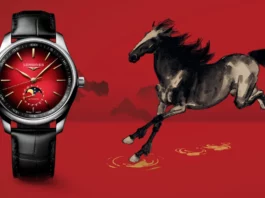 นาฬิกา Longines Master Collection Year of Horse Edition 2026 หน้าปัดสีแดง พร้อมฟังก์ชัน Moonphase และภาพสลักม้าควบ Peon Xu