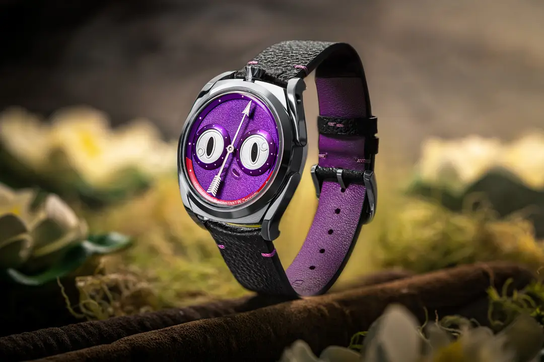 Louis Erard x Konstantin Chaykin Unfrogettable: การกลับมาของ "เจ้าหญิงกบ" ผู้ทลายทุกกรอบประเพณี Louis Erard x Konstantin Chaykin Unfrogettable หน้าปัดสีเขียว Regulator แสดงผลแบบเจ้าหญิงกบ