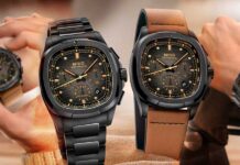 Mido Multifort TV Chronograph เปิดตัวครั้งแรก! ตัวเรือน PVD สีดำ, กลไก Caliber 60 สำรองพลังงาน 60 ชม., ดีไซน์ทรงทีวี Mido Multifort TV Chronograph, Mido ทรงทีวี, Mido PVD สีดำ, Mido Caliber 60, Mido Nivachron, นาฬิกาโครโนกราฟ Swiss made