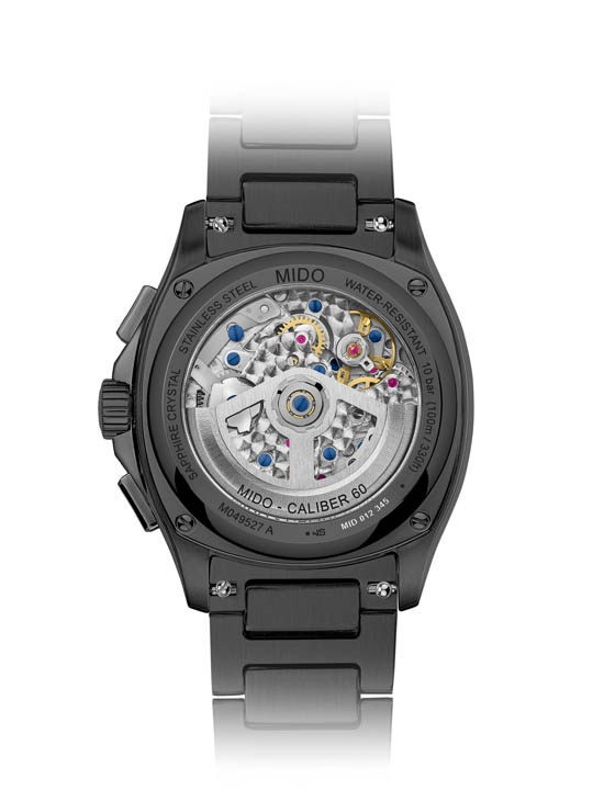 Mido Multifort TV Chronograph เปิดตัวครั้งแรก! ตัวเรือน PVD สีดำ, กลไก Caliber 60 สำรองพลังงาน 60 ชม., ดีไซน์ทรงทีวี Mido Multifort TV Chronograph, Mido ทรงทีวี, Mido PVD สีดำ, Mido Caliber 60, Mido Nivachron, นาฬิกาโครโนกราฟ Swiss made