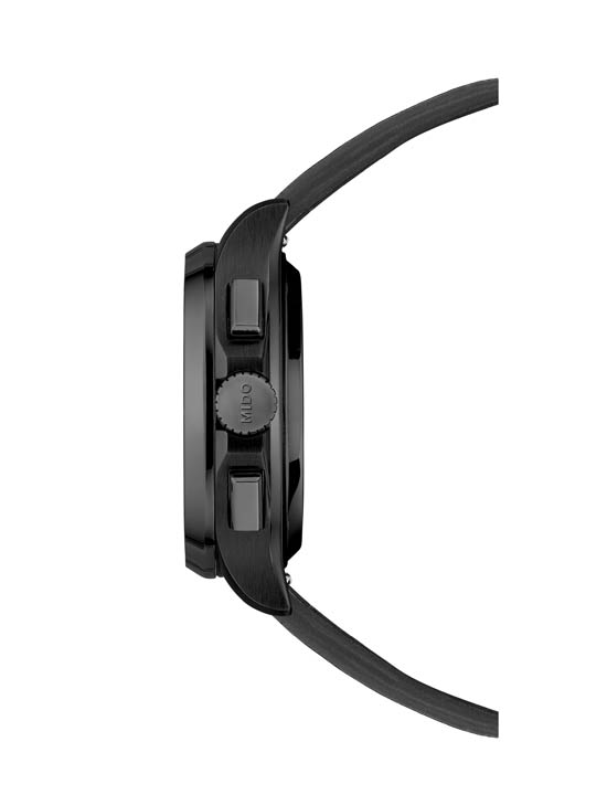 Mido Multifort TV Chronograph เปิดตัวครั้งแรก! ตัวเรือน PVD สีดำ, กลไก Caliber 60 สำรองพลังงาน 60 ชม., ดีไซน์ทรงทีวี Mido Multifort TV Chronograph, Mido ทรงทีวี, Mido PVD สีดำ, Mido Caliber 60, Mido Nivachron, นาฬิกาโครโนกราฟ Swiss made