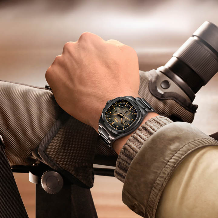 Mido Multifort TV Chronograph เปิดตัวครั้งแรก! ตัวเรือน PVD สีดำ, กลไก Caliber 60 สำรองพลังงาน 60 ชม., ดีไซน์ทรงทีวี Mido Multifort TV Chronograph, Mido ทรงทีวี, Mido PVD สีดำ, Mido Caliber 60, Mido Nivachron, นาฬิกาโครโนกราฟ Swiss made