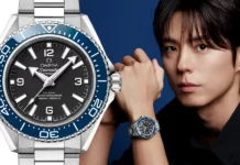 OMEGA ดึง Park Bo-gum เป็น Brand Ambassador นาฬิกา OMEGA Seamaster Planet Ocean รหัส 217.30.42.21.01.002 หน้าปัดสีน้ำเงิน กับ พัคโบกอม Park Bo-gum แบรนด์แอมบาสเดอร์ OMEGA คนล่าสุด