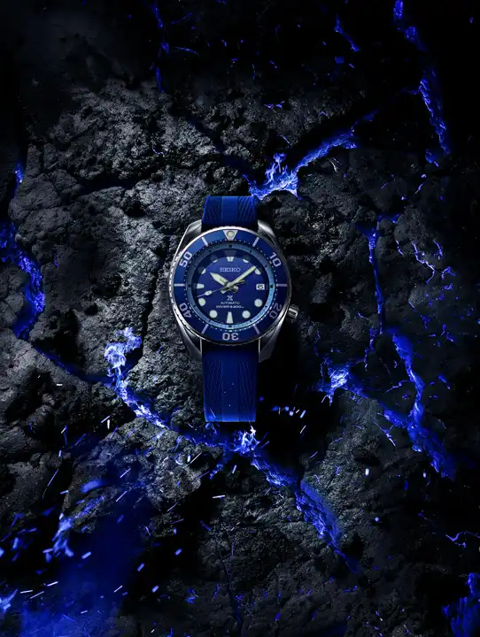 Seiko Prospex 2025 Asia-Pacific Limited Edition ถ่ายทอดความงามจากธรรมชาติ นาฬิกา Seiko Prospex SPB543J Blue Fire Crater Indonesia Limited Edition