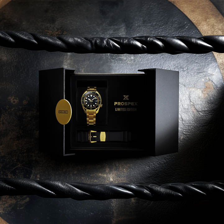 Seiko Prospex Muay Thai Limited Edition, SPB536J ราคา, Seiko King Sumo ทอง, Seiko Thailand Limited Edition, นาฬิกามวยไทย, Seiko 6R35 70 ชั่วโมง