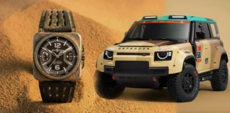 นาฬิกา Bell & Ross BR-X3 Black Titanium และรถแข่ง Defender Dakar D7X-R ในรายการ W2RC 2026
