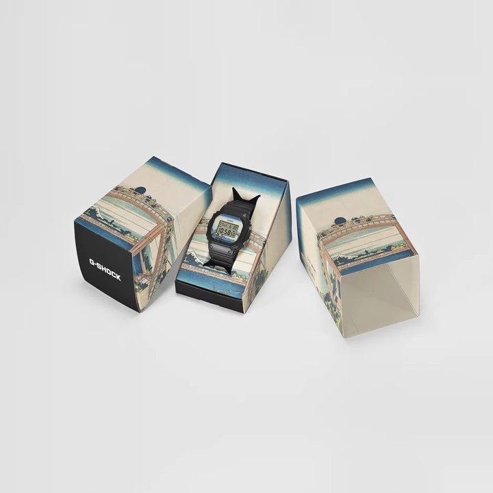 Casio G-SHOCK DW-5600KH เพิ่ม 2 รุ่นใหม่จากภาพวาด Hokusai นาฬิกา Casio G-SHOCK DW-5600KH ลายภาพวาด Ukiyoe ของ Hokusai