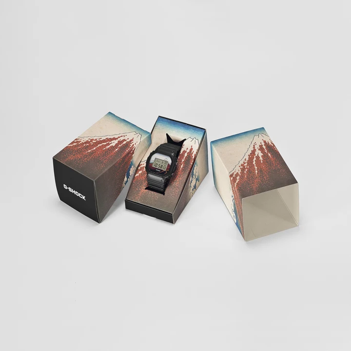 Casio G-SHOCK DW-5600KH เพิ่ม 2 รุ่นใหม่จากภาพวาด Hokusai นาฬิกา Casio G-SHOCK DW-5600KH ลายภาพวาด Ukiyoe ของ Hokusai