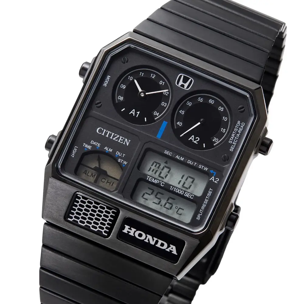 citizen ana digi temp Citizen x honda prelude black edition