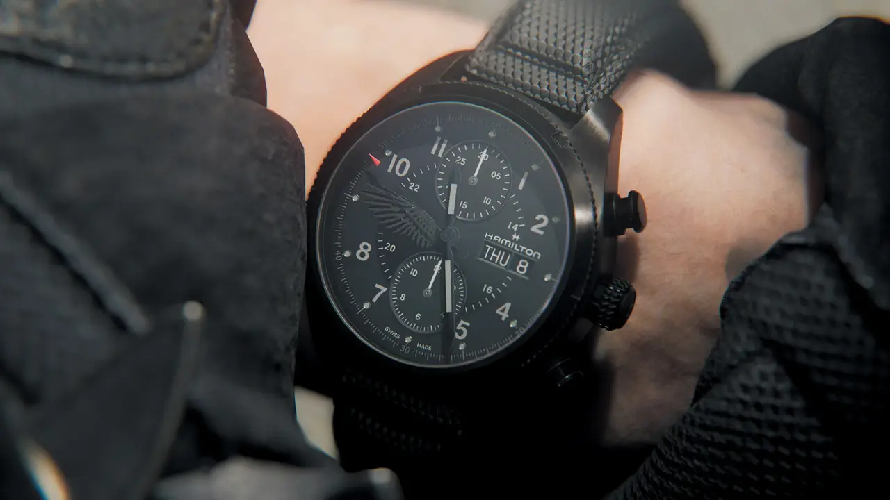 นาฬิกา Hamilton x Resident Evil Requiem American Classic Pan Europ รุ่น Resident Evil สำหรับตัวละคร Grace Ashcroft