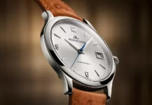 นาฬิกา Jaeger-LeCoultre Master Control Classic หน้าปัดสีเงินสายหนังนกกระจอกเทศ