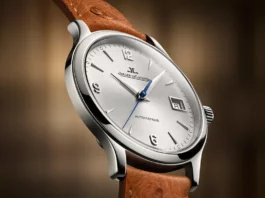 นาฬิกา Jaeger-LeCoultre Master Control Classic หน้าปัดสีเงินสายหนังนกกระจอกเทศ