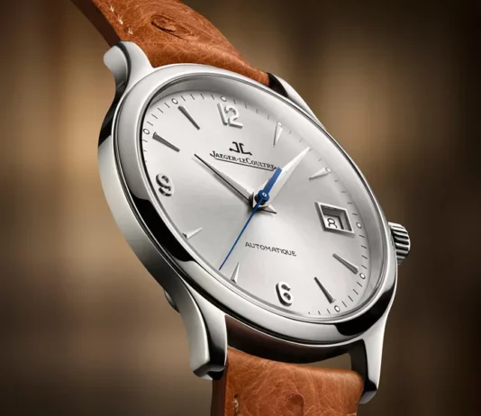 นาฬิกา Jaeger-LeCoultre Master Control Classic หน้าปัดสีเงินสายหนังนกกระจอกเทศ