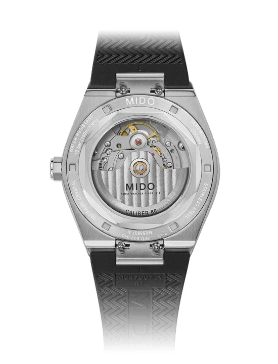 กลไก-Mido-Calibre-80-ฝาหลังเปลือย-Nivachron