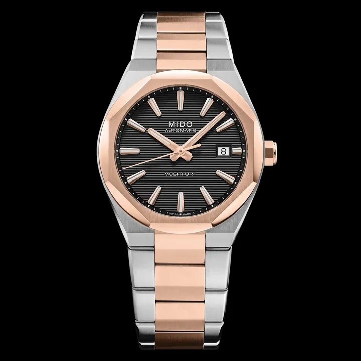 Mido-Multifort-8-One-Crown-ทุกรุ่นย่อย-Blue-Black-Two-Tone